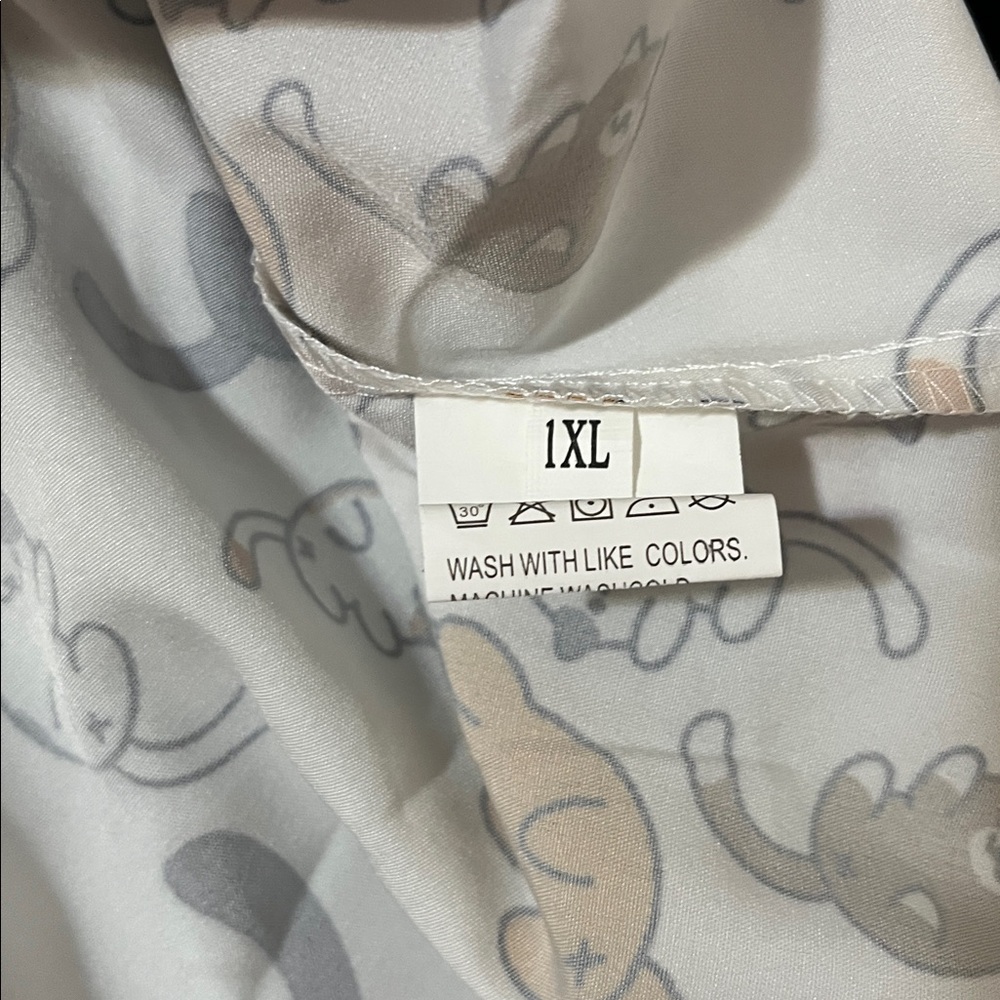 Men's Cat Print Shirt - Multicolor Neko Atsume - Picture 7 of 7